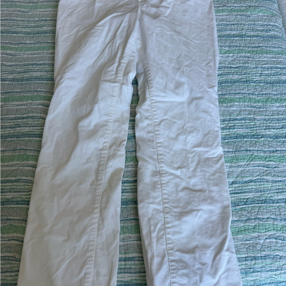 Sonoma White Straight Leg Jumpsuit